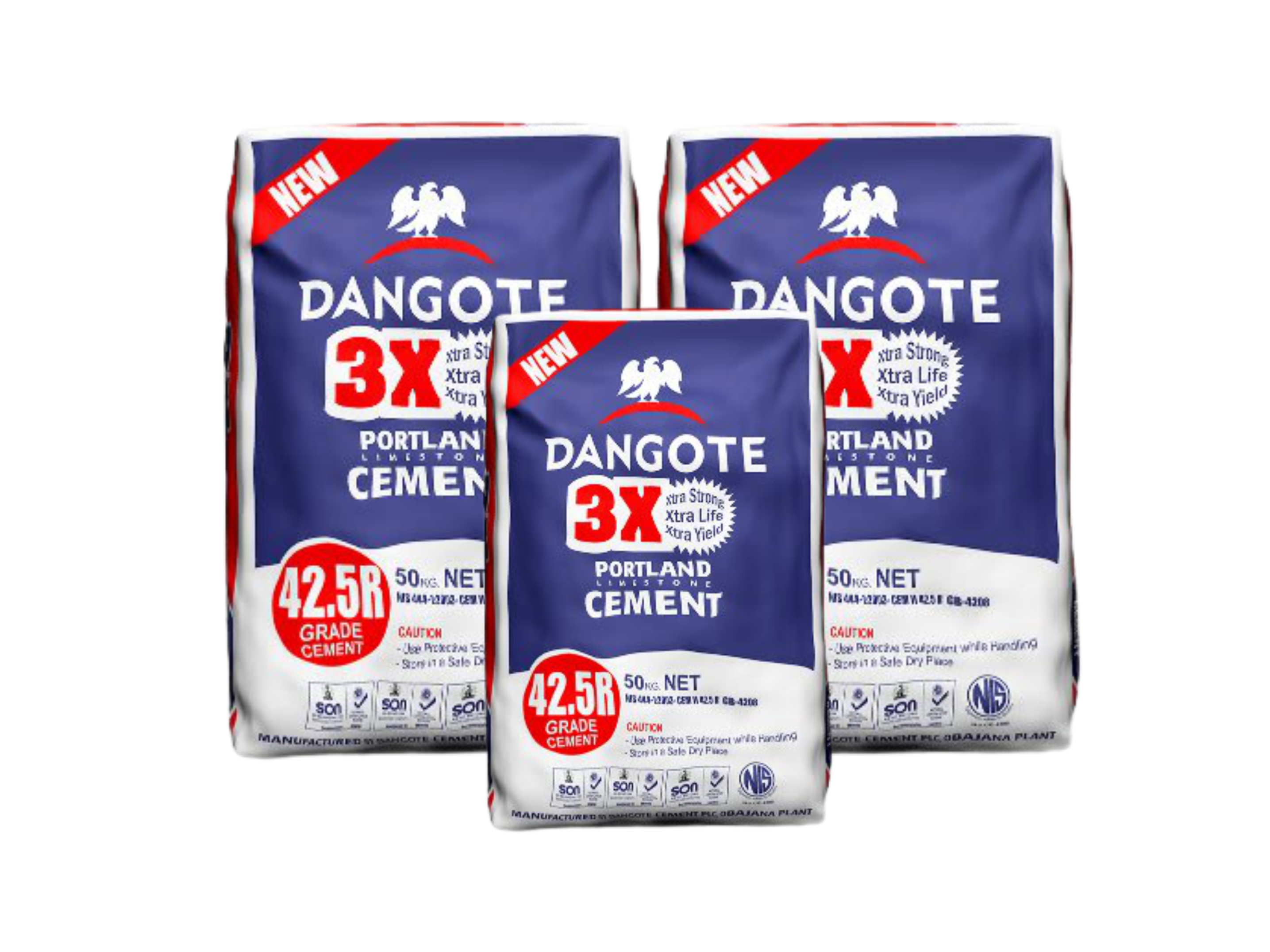 Dangote Cement 42.5 Grade 3x (600 bags)