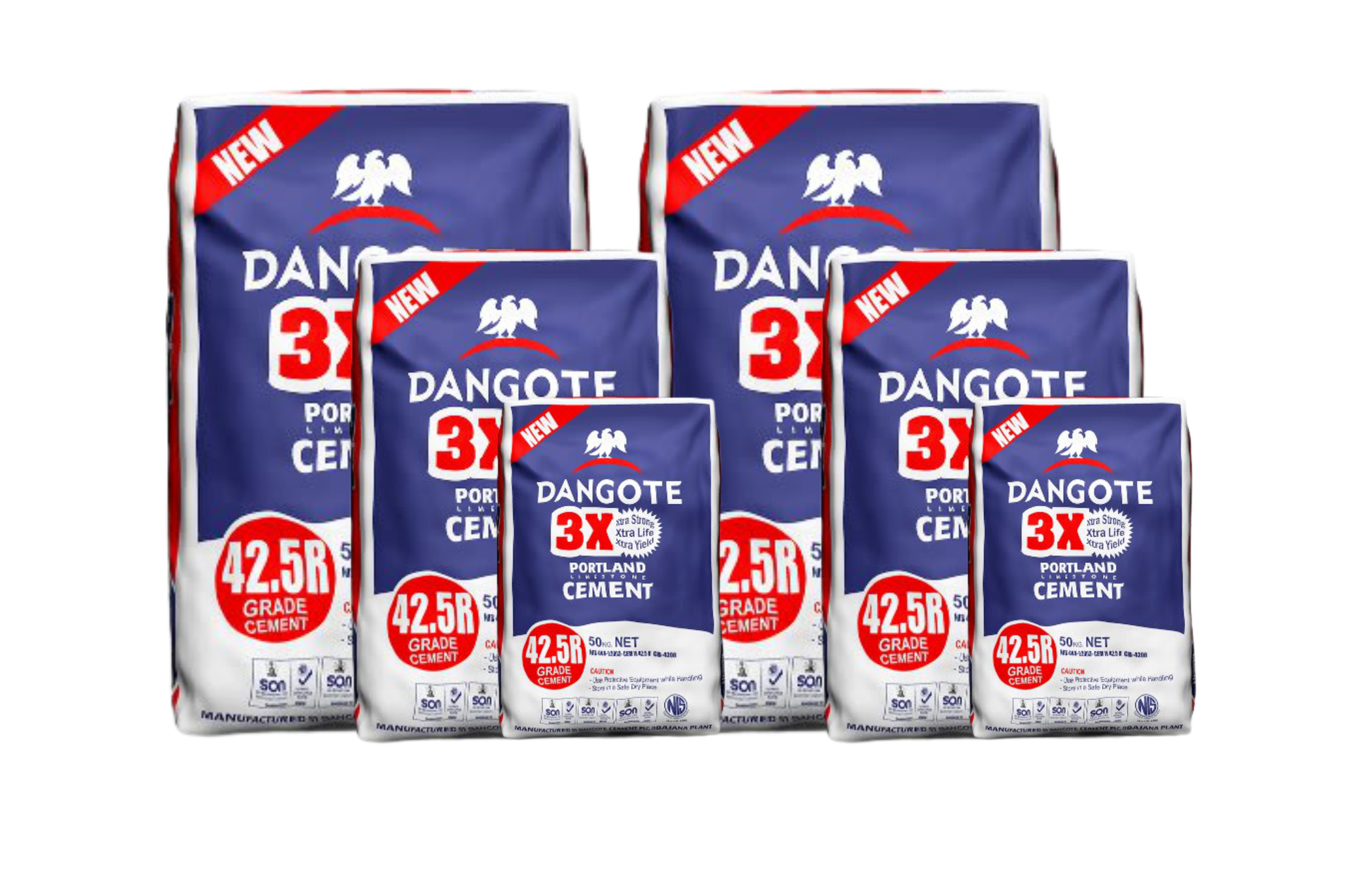 Dangote Cement 42.5 Grade 3x (900 bags)